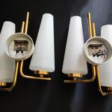 Pair of wall sconces