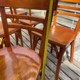 Six Baumann bistro chairs