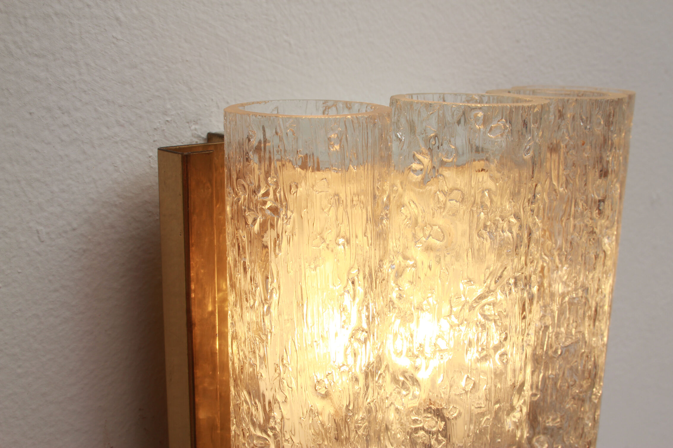 Couple of 1960s wall lamps by Doria