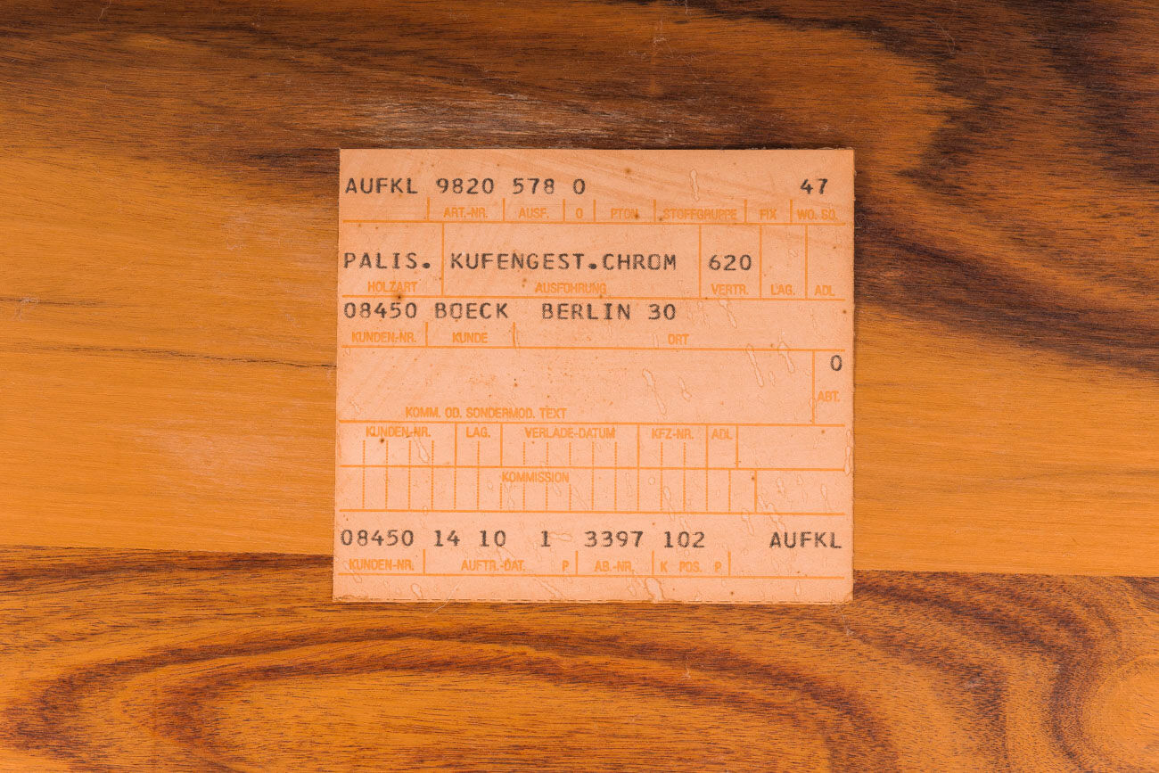 Rosewood office container on wheels, 1960s