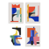 4 Colorful Geometric Art Prints