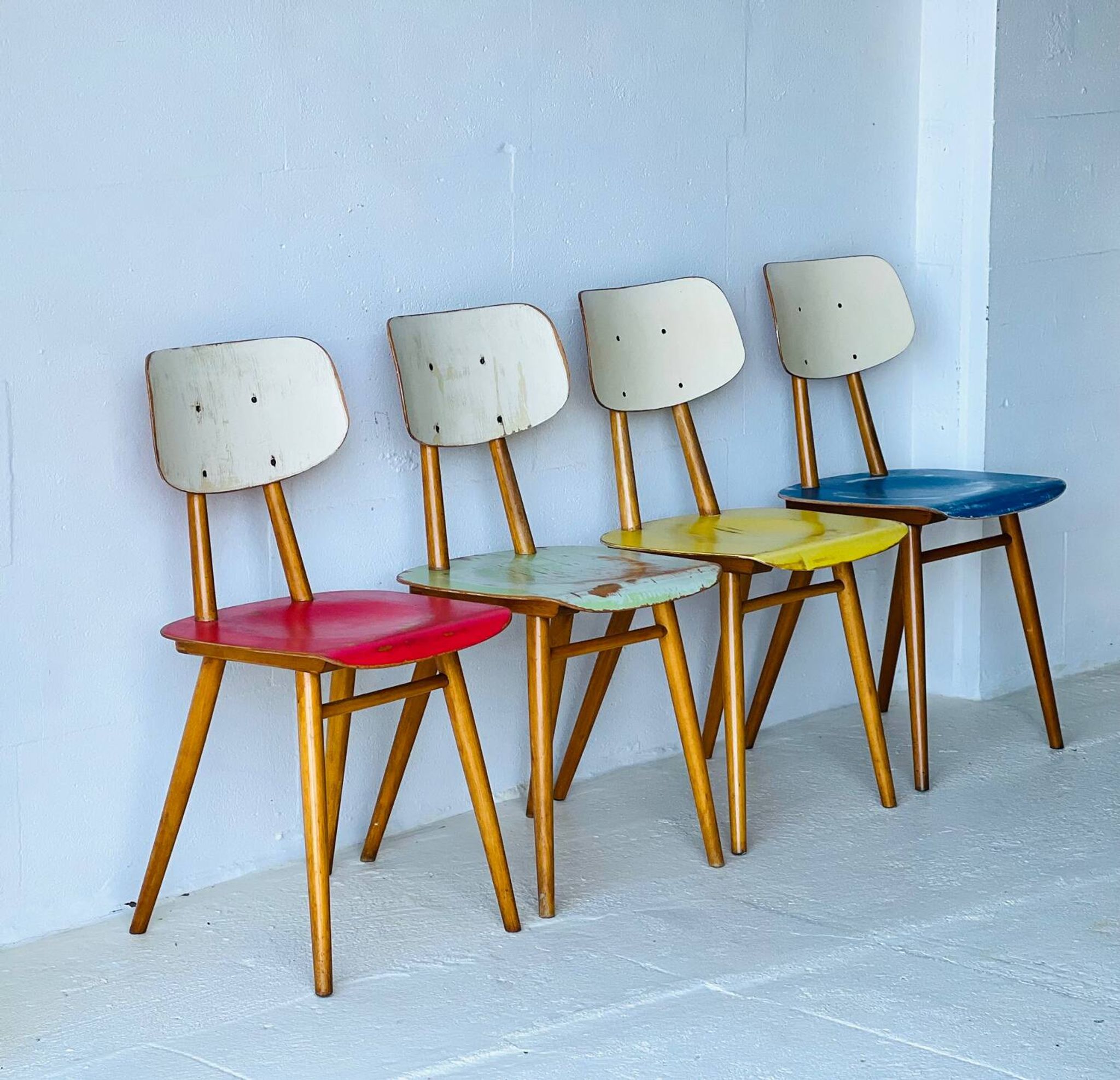 Bistro chairs from TON, 1960s
