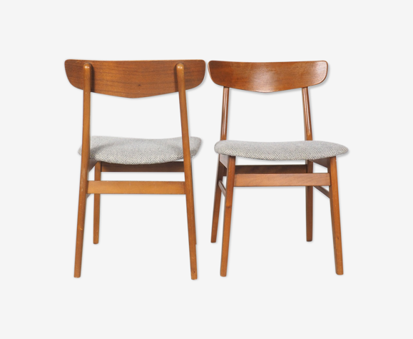 Set of 2 Danish design chairs by Findahls mobler | Selency