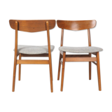 Set of 2 Danish design chairs by Findahls mobler