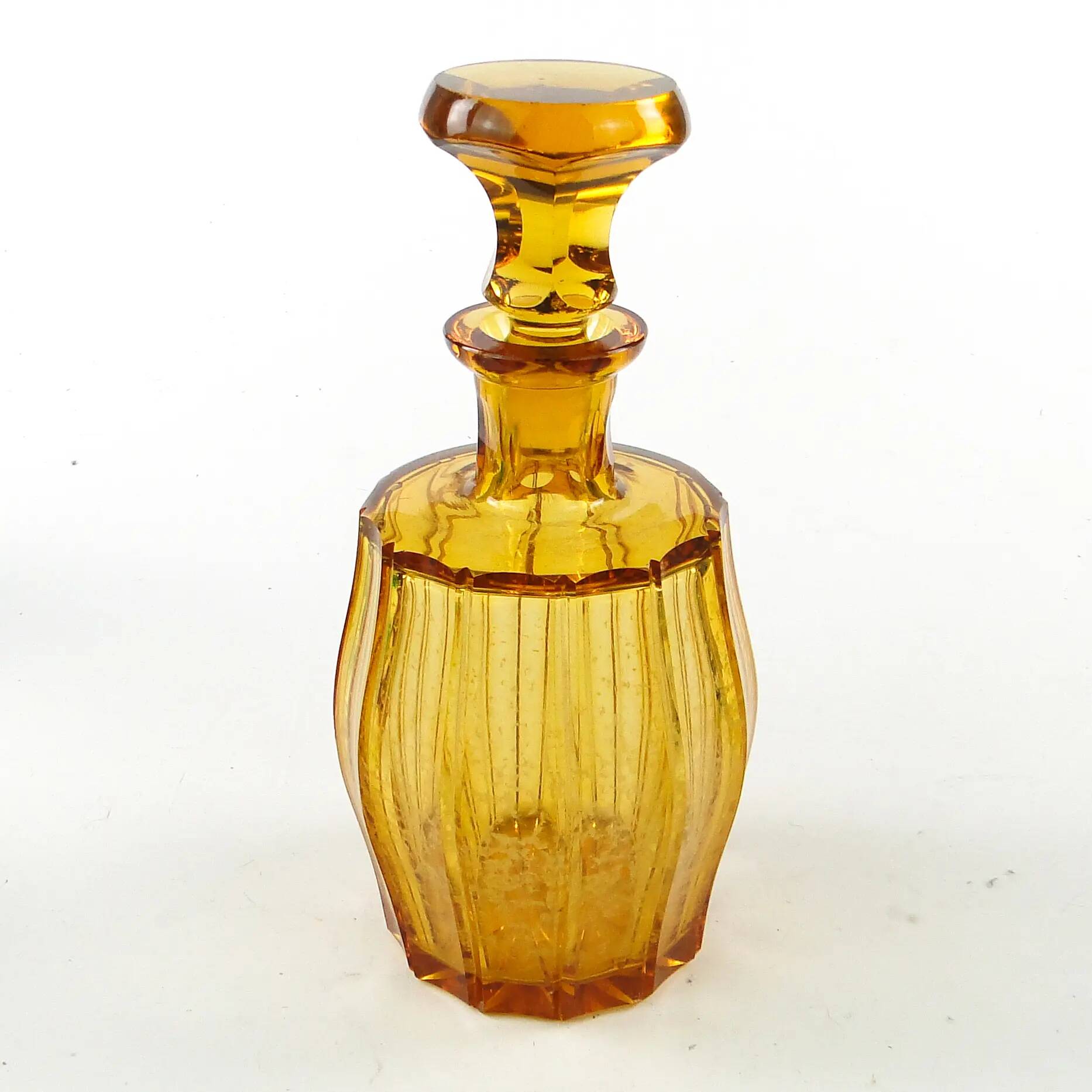 Carafe, Art Deco, crystal, Moser, Czechoslovakia, 1950s