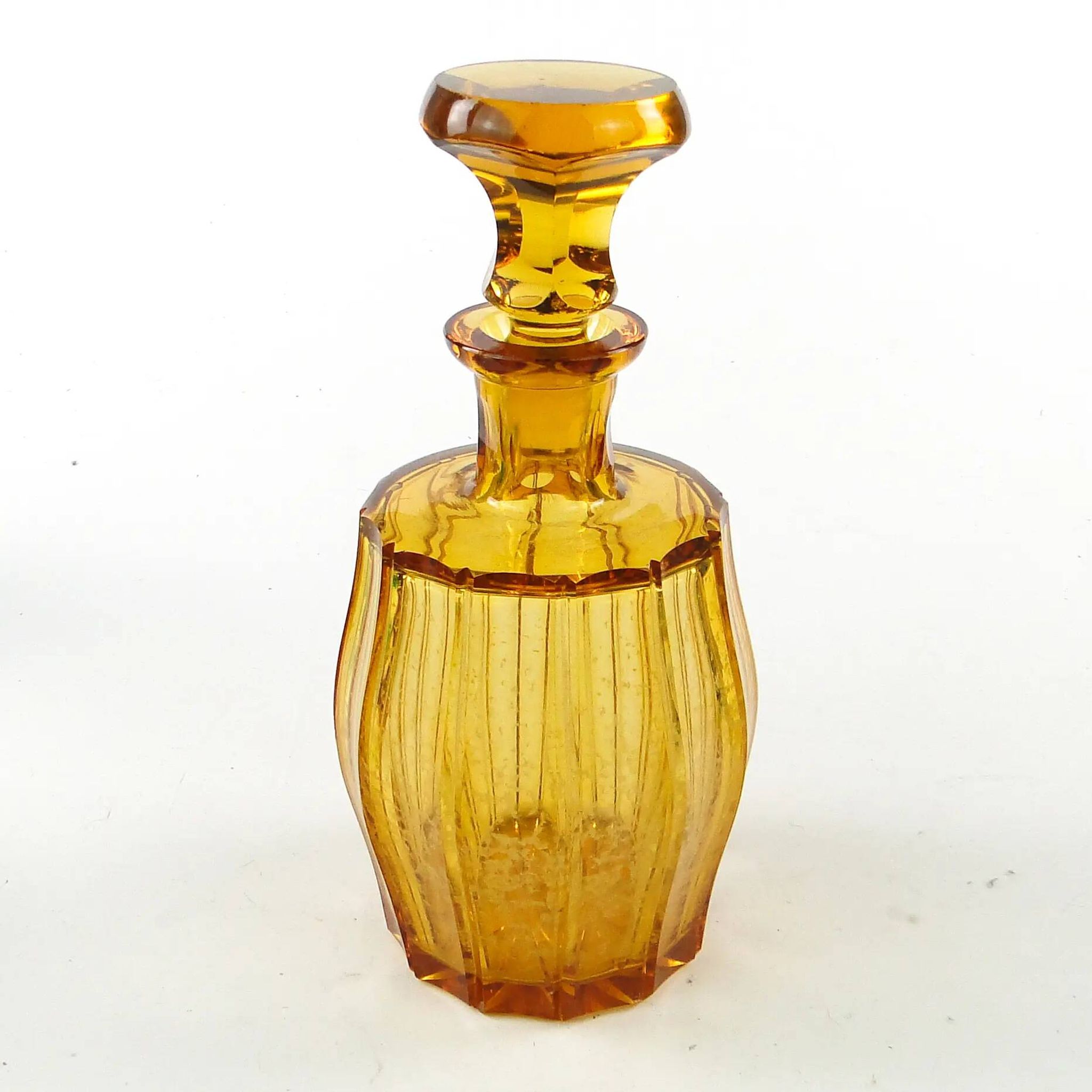 Carafe, Art Deco, crystal, Moser, Czechoslovakia, 1950s