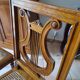 4 chaises lyre Louis XVl cannées