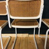 Set of 4 chairs by Marcel Breur model B32 Cesca