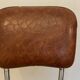 VINTAGE BROWN FAUX LEATHER CHAIR