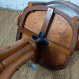 Fischel swivel armchair or office chair, bent beech, late 19th century