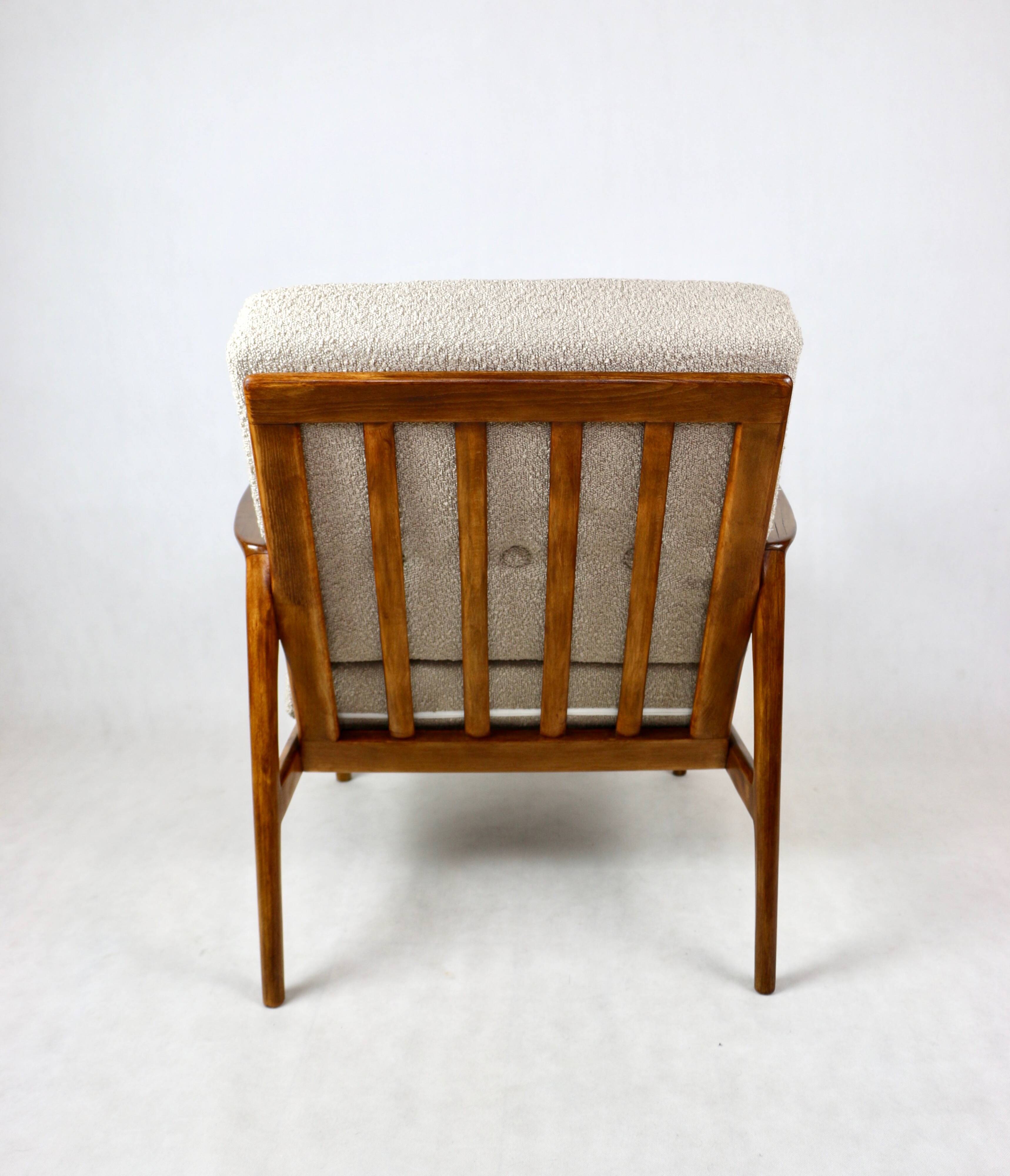 Polish Beige Stefan Armchair, 1970s