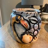 Vase toucan artiste contemporaine