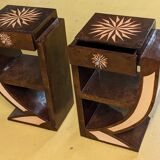 Art nouveau bedside tables