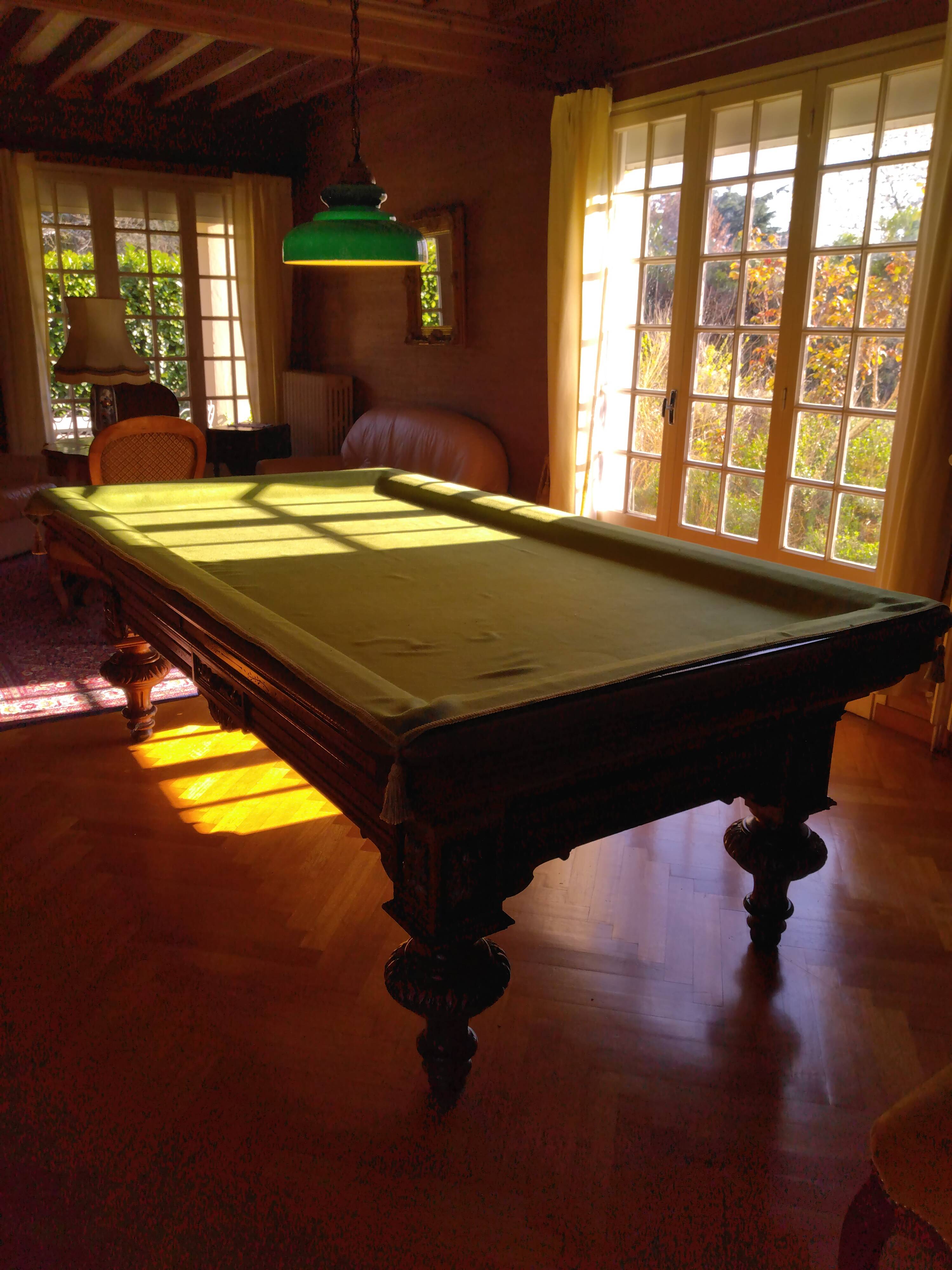 French billiards Napoleon 3 unique piece made in Toulouse
