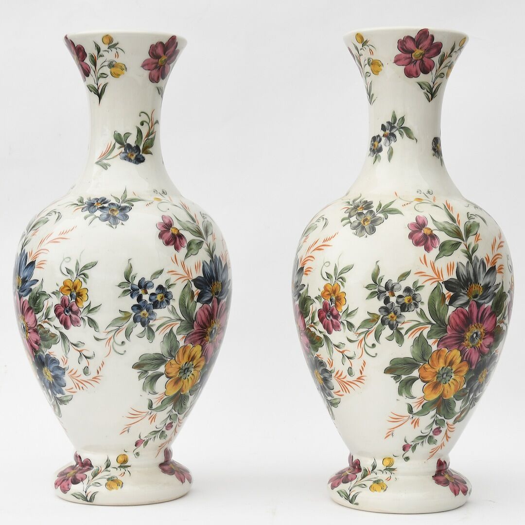 Pair of porcelain vases