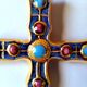 Enamelled Ceramic Cross François Lembo