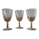 3 verres à vin cuit/ porto anciens cristal de Baccarat modèle CASSINO - 11 cm