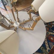 Scandinavian chandelier with articulated arms