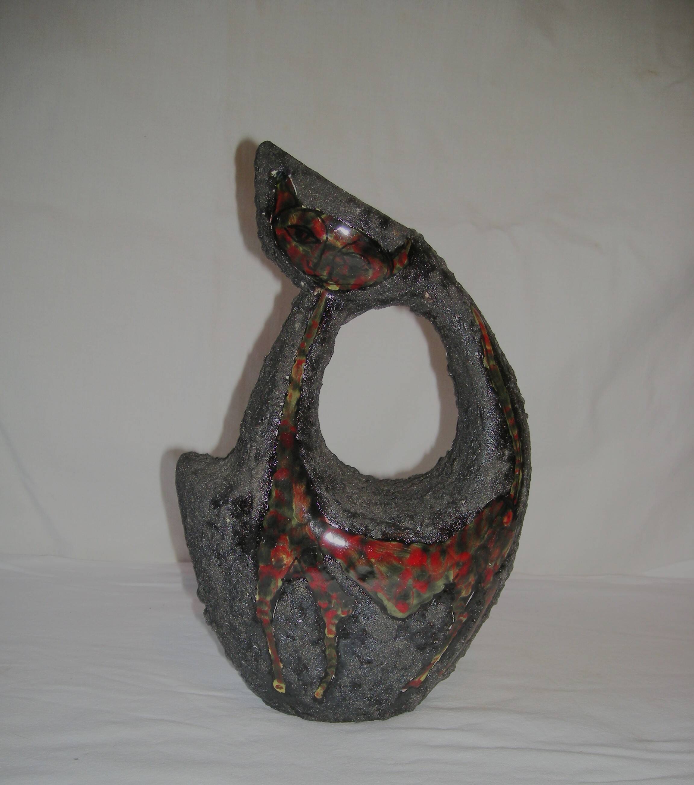Vase Chat - Sicile de années 60