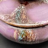 Purple round ceramic box