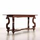 Antique poplar desk with a small drawer, Italy, early 20th century.