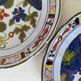 Rare duo d’assiettes italiennes en faïence – CACF Faenza