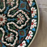Kuthaya Decorative Plate Turkish Ceramic Handmade Diameter 23 cm