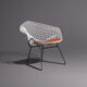 Diamond armchair with ottoman by Harry Bertoia for Knoll International