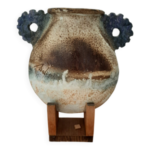 Poterie ovale/ ronde - signee