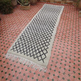 Beni Ouarain carpet hallway 100% Moroccan wool 300 x 95cm