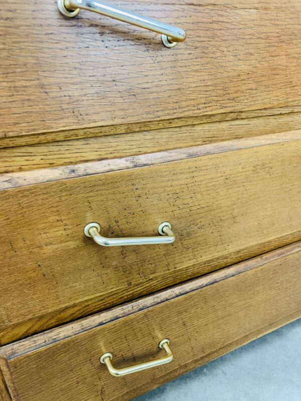 Commode pieds compas années 50, vintage
