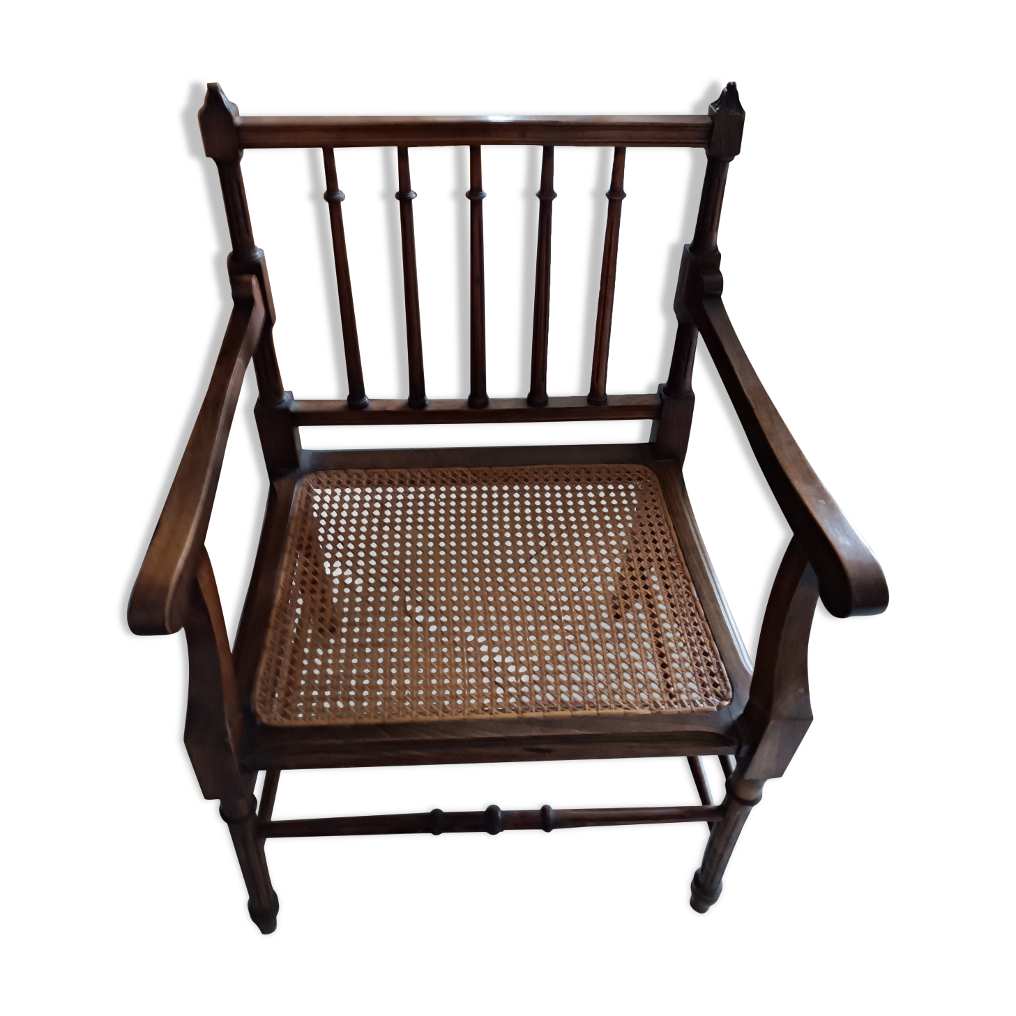 Cannage background armchair