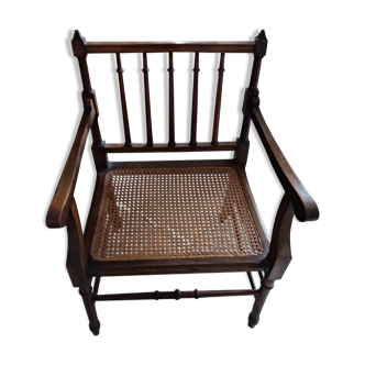 Fauteuil fond cannage