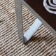 Vintage coffee table in glazed ceramic and metal – 1970s