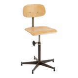 Authentic vintage industrial workshop chair from the 1960s.