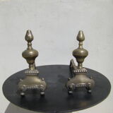 Paire de chenets anciens