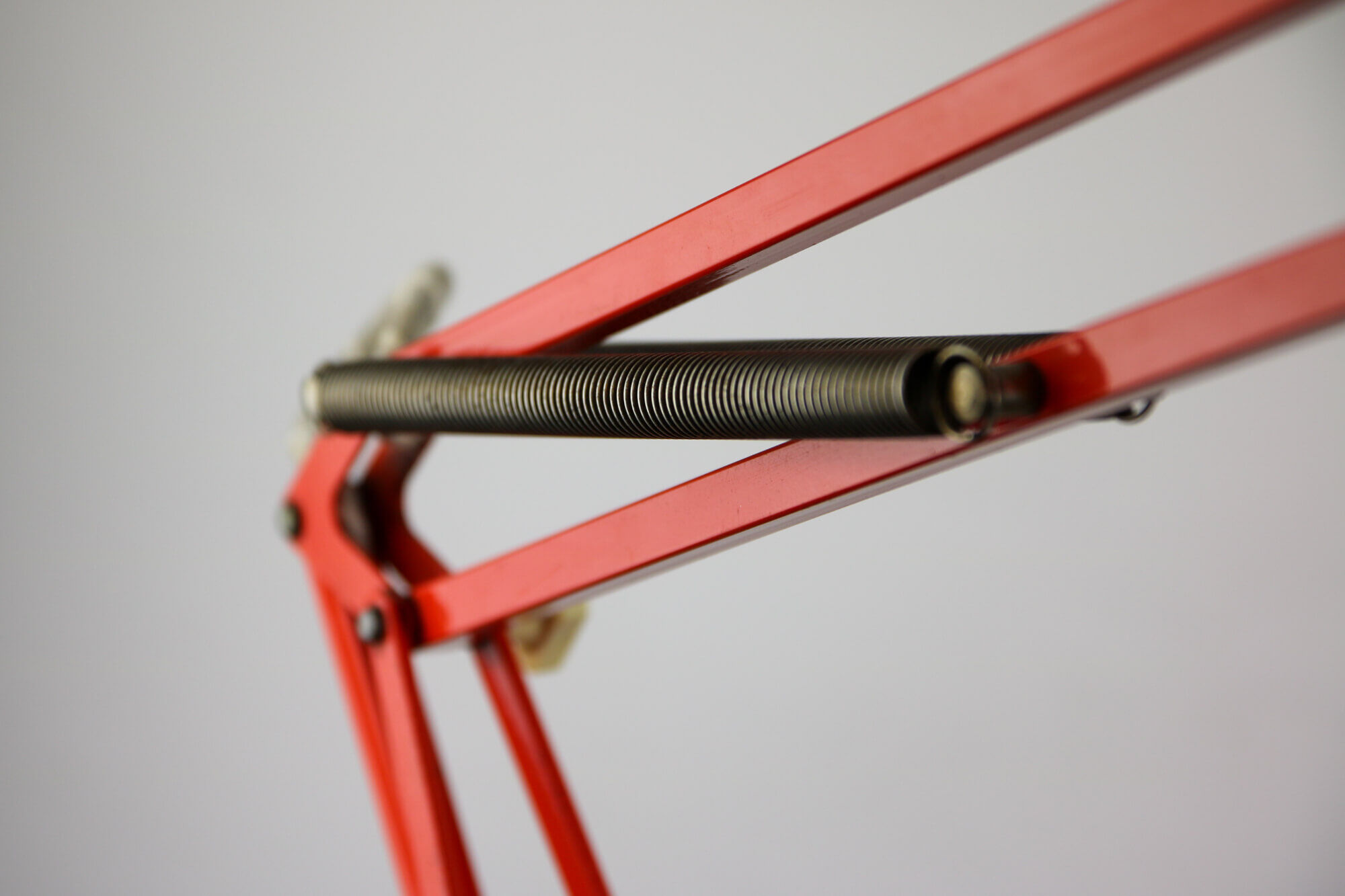 Orange Adjustable Achitect Table Lamp by Luxo, 1970s