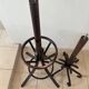 Baumann style 1960 swivel parrot coat rack in bent wood