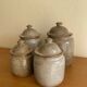 Stoneware kitchen pot signed CR