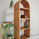 Vintage rattan shelf