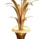 Pair of palm lamps in gilded brass – Maison Boulanger, circa 1980