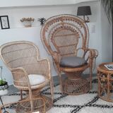 Emmanuelle peacock armchair
