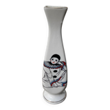 Small white Pierrot vase