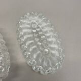 Set of Two 'BUBBLE' Glass Wall Lights in the Tynell Style, Germany, 1970s