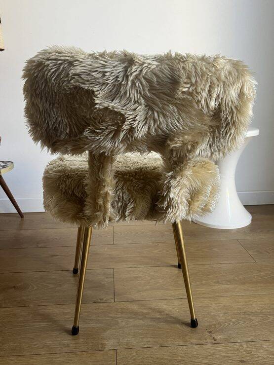 Pelfran chairperson in cream moumoute