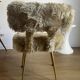 Pelfran chairperson in cream moumoute