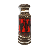 1970s Stunning Original Big Scheurich Lava Vase 205-32