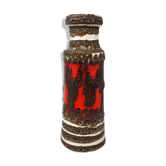 1970s Stunning Original Big Scheurich Lava Vase 205-32