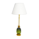 Pineapple lamp brass glass 60s