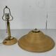 Pencil reed rattan bamboo and brass table lamp, Italy, 1970s